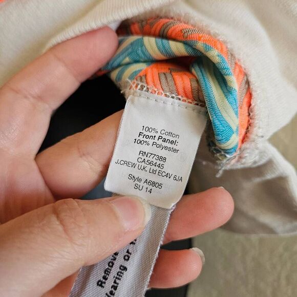 J. Crew Paneled Surf Stripe Top - Picture 5 of 7